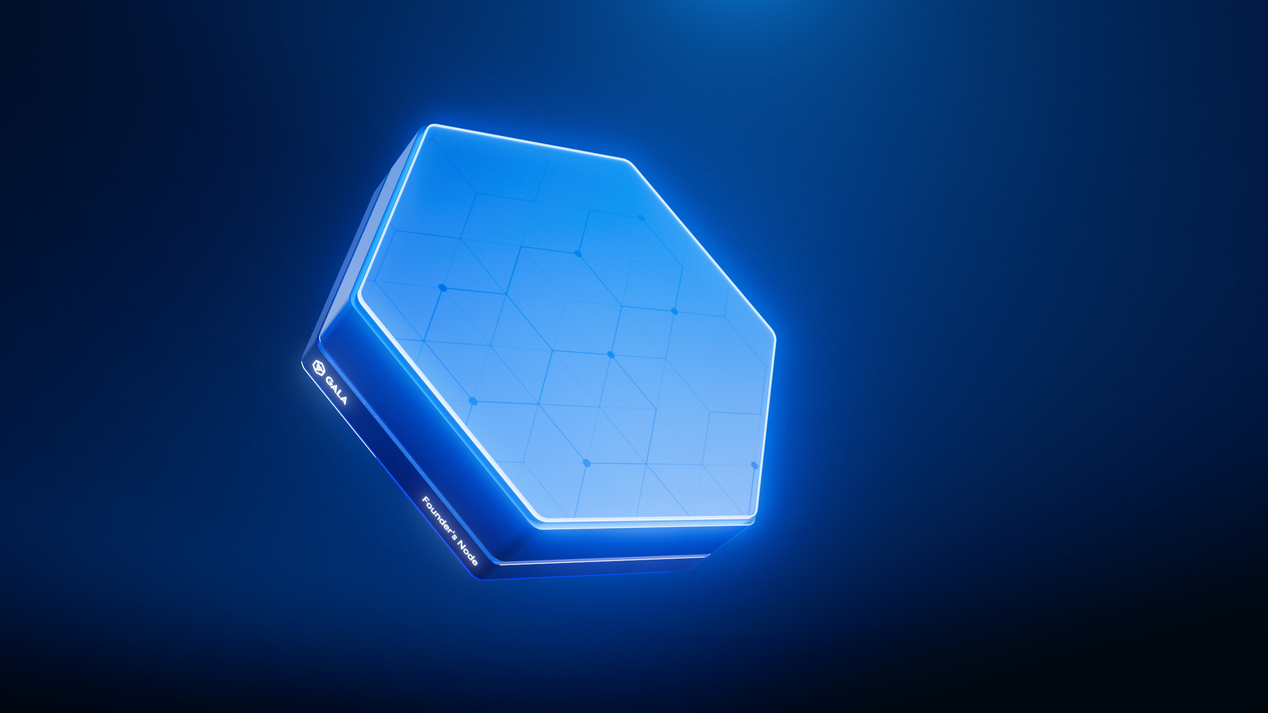 blurry photo of sunset over ocean with logo on top